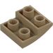 LEGO Dark Tan Slope 2 x 2 x 0.7 Curved Inverted (32803)