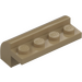 LEGO Tmavě žlutohnědá Sklon 2 x 4 x 1.3 Zakřivený (6081)