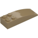 LEGO Dark Tan Slope 2 x 6 Curved (44126)