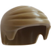 LEGO Dark Tan Smooth Hair Combed Sideways (86400 / 99930)