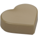 LEGO Dark Tan Tile 1 x 1 Heart (5529 / 39739)