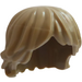 LEGO Dunkel Beige Tousled Layered Haar (92746)