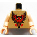 LEGO Tan foncé Viktor Krum Torse avec rouge Durmstrang logo avec Light Flesh Bras et Light Flesh Mains (973)