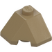 LEGO Dark Tan Wedge 2 x 2 (45°) Corner (13548)