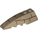 LEGO Mørk beige Kile 2 x 6 Dobbel Venstre med Bricks (41748 / 94029)