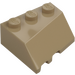 LEGO Tumma beige Kiila 3 x 3 Oikein (48165)