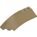 LEGO Dark Tan Wedge Curved 3 x 8 x 2 Left (41750 / 42020)