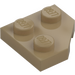 LEGO Dunkel Beige Keil Platte 2 x 2 Cut Ecke (26601)