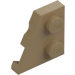 LEGO Dark Tan Wedge Plate 2 x 2 Wing Left (24299)