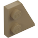 LEGO Dark Tan Wedge Plate 2 x 2 Wing Right (24307)