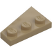 LEGO Tumma beige Kiila Levy 2 x 3 Siipi Oikein  (43722)