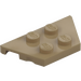 LEGO Dark Tan Wedge Plate 2 x 4 (51739)