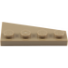 LEGO Dunkel Beige Keil Platte 2 x 4 Flügel Links (41770)