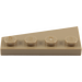 LEGO Dark Tan Wedge Plate 2 x 4 Wing Right (41769)