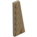 LEGO Dark Tan Wedge Plate 2 x 6 Right (78444)