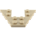 LEGO Donker Zandbruin Wig Plaat 4 x 6 met 2 x 2 Uitsparing (29172 / 47407)