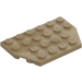 LEGO Dark Tan Wedge Plate 4 x 6 without Corners (32059 / 88165)