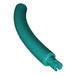 LEGO Dark Turquoise Animal Tail Middle Section with Technic Pin (40378 / 51274)