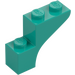 LEGO Dark Turquoise Arch 1 x 3 x 2 (88292)