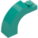 LEGO Dark Turquoise Arch 1 x 3 x 2 with Curved Top (6005 / 92903)