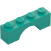 LEGO Ciemny Turkus Łuk 1 x 4 (3659)