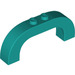 LEGO Dark Turquoise Arch 1 x 6 x 2 with Curved Top (6183 / 24434)
