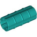 LEGO Donker turquoise As Connector (Geribbeld met &#039;x&#039;-vormig gat) (6538)