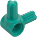 LEGO Dark Turquoise Beam 1 with Perpendicular Axles (10197) LEGO Dark Turquoise Beam 1 with Perpendicular Axles (10197)