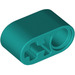 LEGO Donker Turquoise Balk 2 met As Gat en Pin Gat (40147 / 74695)