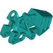 LEGO Turquoise foncé Bionicle Toa Foot avec Rotule (Sommets arrondis) (32475)