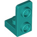 LEGO Turquoise foncé Support 1 x 1 avec 1 x 2 assiette En haut (73825)