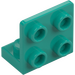 LEGO Dark Turquoise Bracket 1 x 2 - 2 x 2 Up (99207)