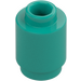 LEGO Donker turquoise Steen 1 x 1 Rond met open nop (3062 / 35390)