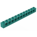 LEGO Dark Turquoise Brick 1 x 12 with Holes (3895)