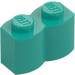 LEGO Dark Turquoise Brick 1 x 2 Log (30136)