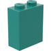 LEGO Turquoise foncé Brique 1 x 2 x 2 avec support d&#039;essieu intérieur (3245)