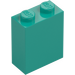 LEGO Turquoise Foncé Brique 1 x 2 x 2 avec porte tenon intérieur (3245)