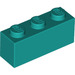 LEGO Donker Turquoise Steen 1 x 3 (3622 / 45505)
