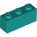 LEGO Dark Turquoise Brick 1 x 3 (3622 / 45505)