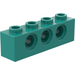 LEGO Dark Turquoise Brick 1 x 4 with Holes (3701)