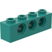 LEGO Turquoise foncé Brique 1 x 4 avec des trous (3701)