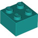 LEGO Turquoise foncé Brique 2 x 2 (3003)