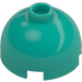 LEGO Dark Turquoise Brick 2 x 2 Round with Dome Top (Safety Stud, Axle Holder) (3262 / 30367)