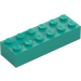 LEGO Dark Turquoise Brick 2 x 6 (2456 / 44237)