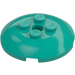 LEGO Dark Turquoise Brick 4 x 4 Round with 2 x 2 Studs (65138)