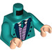 LEGO Dark Turquoise Butler from Haunted Mansion Minifig Torso (973 / 76382)