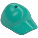 LEGO Dark Turquoise Cap with Short Curved Bill with Hole on Top (11303)