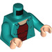 LEGO Dark Turquoise Claire Dearing Minifig Torso (973 / 76382)