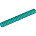 LEGO Turquoise foncé Corrugated Tuyau 6.4 cm (8 Goujons) (22516 / 23039)