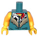 LEGO Donker turquoise Cowboy Torso (973)